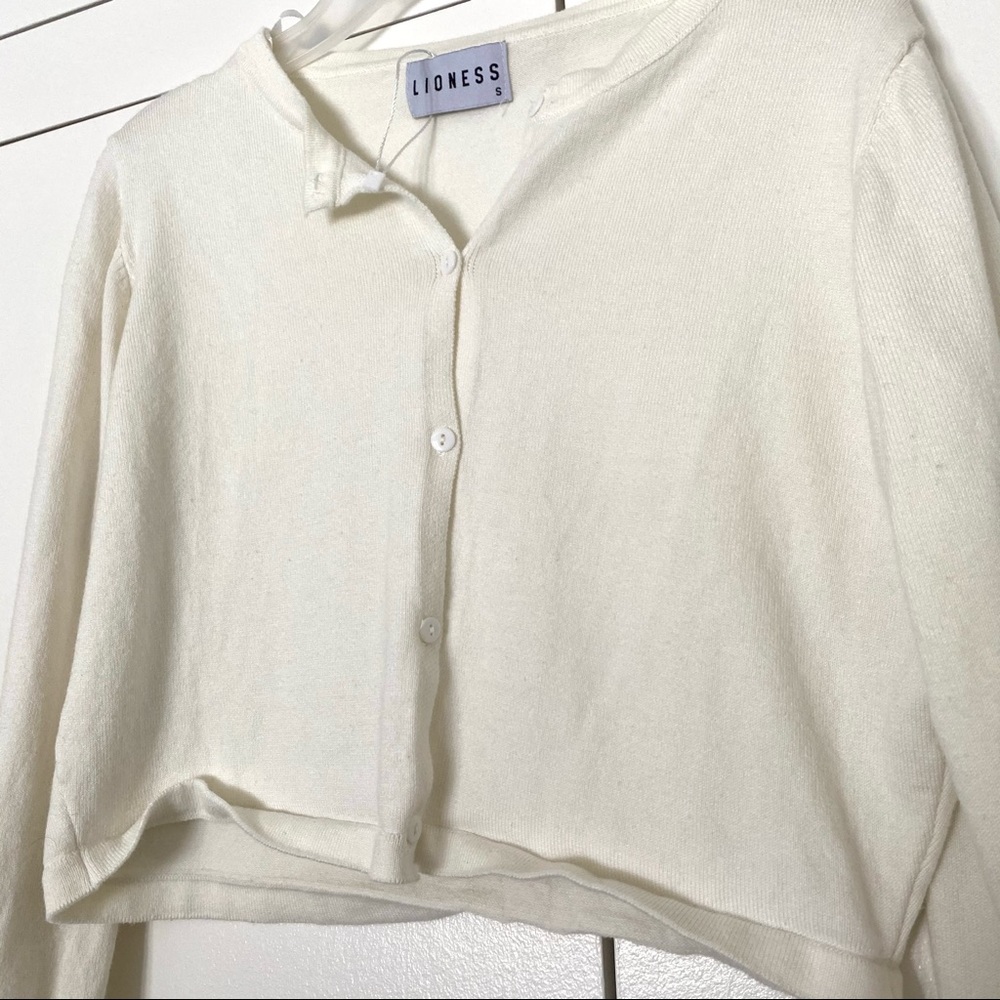 Lioness Cropped Cardigan
